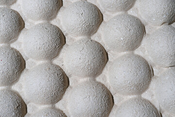 mushroom packaging solution, earth-friendly, home compostable packaging biodegradable and renewable material fully natural made of mycellium. composite alternative to plastic. up-cycling. copy space.