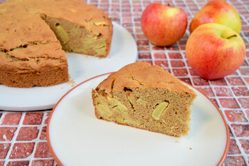Easy Homemade Apple Cake. Gluten Free