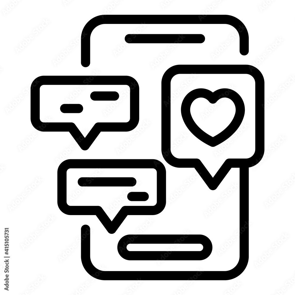 Poster smartphone interaction icon. outline smartphone interaction vector icon for web design isolated on w