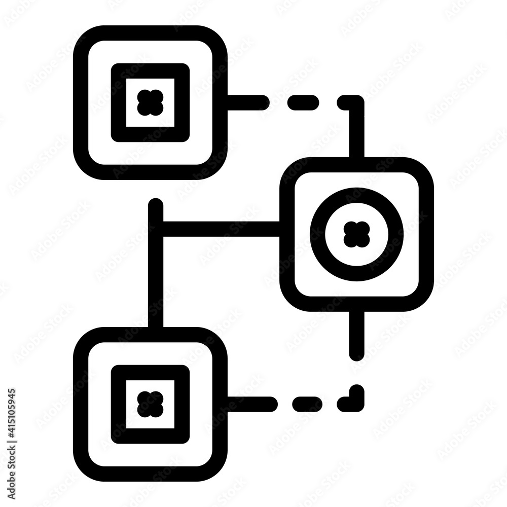 Poster leader team interaction icon. outline leader team interaction vector icon for web design isolated on
