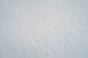 Pattern of snow field surface