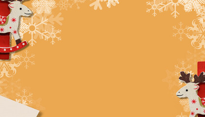 decor and festival in color isolated background.