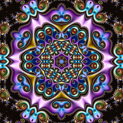 ornamental round lace ornament