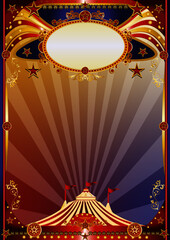 Circus magic multicolor background.
A multicolor circus background for a poster. Welcome to the show !