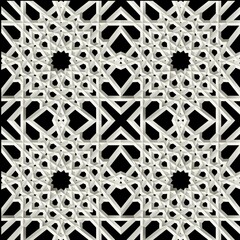 3d illustration of seamless pattern - 415114126