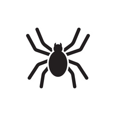Spider icon design template vector isolated illustration