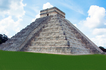 Fototapeta na wymiar Chichen Itza Pyramide des Kukulcan