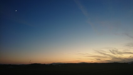 Fototapeta premium A single star's sunset