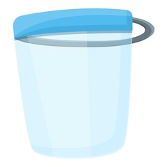 Screen face shield icon. Cartoon of screen face shield vector icon for web design isolated on white background