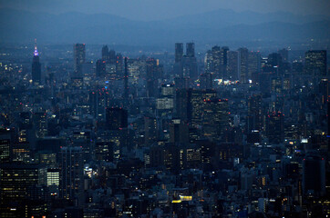 Obraz premium 新宿の街並み