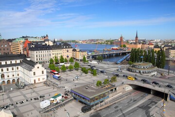 Fototapeta na wymiar Slussen, Stockholm