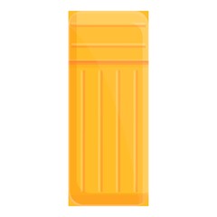 Air mattress icon. Cartoon of air mattress vector icon for web design isolated on white background