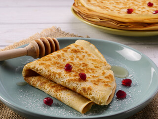 pancakes with jam