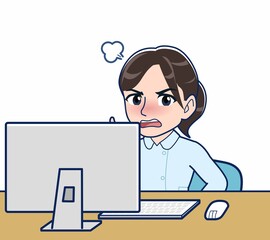 水色の服を着た看護師さん