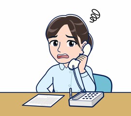 水色の服を着た看護師さん