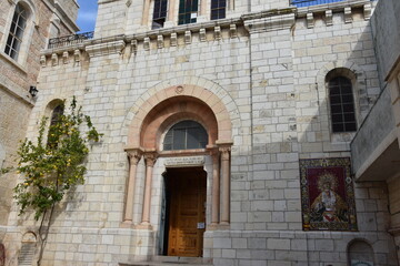 Fototapeta na wymiar The Armenian Patriarchate of Jerusalem also known as the Armenian Patriarchate of Saint James is located in the Armenian Quarter of Jerusalem.