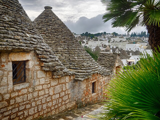 Typical Trulli houses in Alberobello.