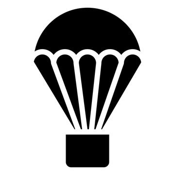 solid design vector of weather balloon