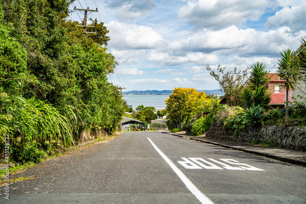 Sticker Beautiful day in Beach Haven, Auckland