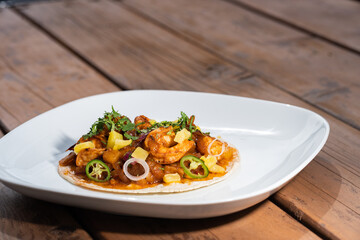 Mexican grilled fish tacos 