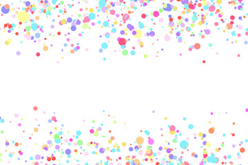 Light multicolor background, colorful vector texture with circles. Splash effect banner. Glitter silver dot abstract illustration with blurred drops of rain. Pattern for web page, banner,poster, card