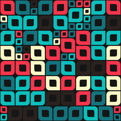 Abstract Geometric Pattern generative computational art illustration