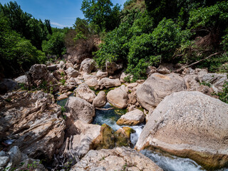 River from Waterfall