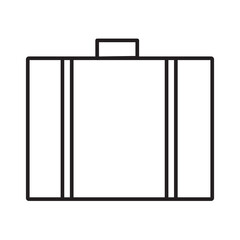 briefcase vector icon. Symbols on white background