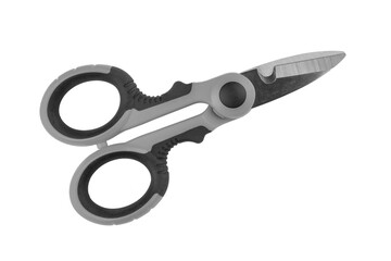 Scissors for sewing isolated on white background.