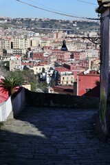 Napoli - Scorcio panoramico dalla Scalinata Pedamentina