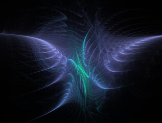 Imaginatory fractal background Image