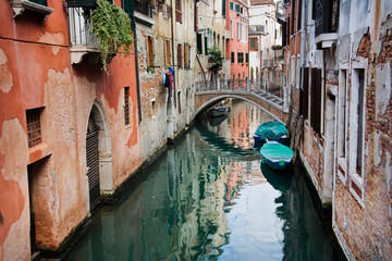 Fototapeta na wymiar Europe, Italy, Venice, Canal