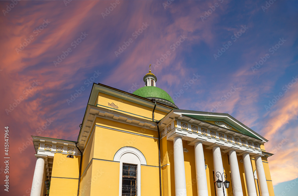 Wall mural danilov monastery (also svyato-danilov monastery or holy danilov monastery), to have been founded in