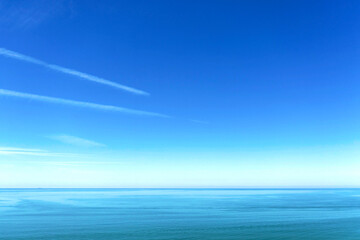 Obraz premium Italy, Tuscany, Torre del Lago Puccini, Tyrrenian, Mediterranean Sea