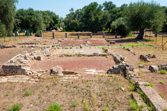 Casa di Diana, Roman town of Cosa, Ansedonia, Grosseto province, Maremma, Tuscany