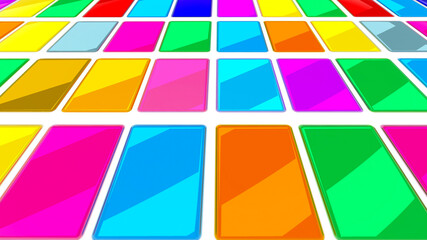background with colorful  squares