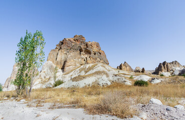 Beautiful landscape of Goreme National Park in Cappadocia, Turkey