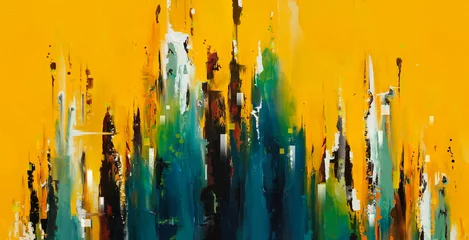 hell Abstrakte Aquarellzeichnung auf einem Papierbild © foldyart1980