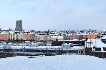 Fototapeta na wymiar Stockholm city view of buildings