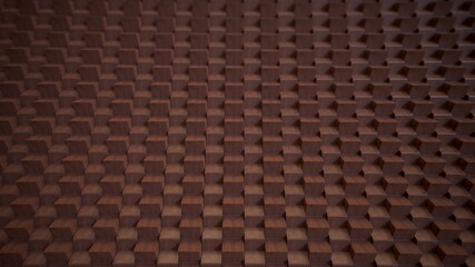 wooden blocks pattern background 3D computer generated image