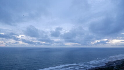 blue sky and clouds