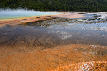 Grand Prismatic Spring at Yellowstone National Park, Wyoming