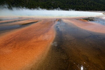 Grand Prismatic Spring at Yellowstone National Park, Wyoming