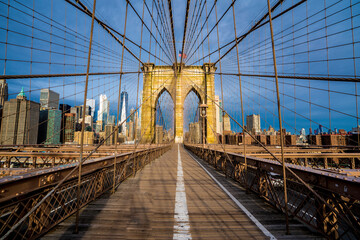 Brooklyn Bridge, Manhattan, downtown,NYC