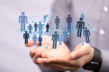 conference Digital Network and data concept 3d
