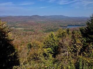 Adirondack Mountain Scenery New York State 