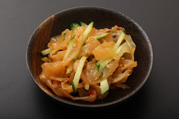 中華クラゲときゅうりの和え物