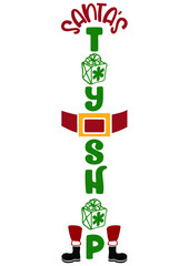 Christmas Porch Sign, Welcome Sign, Christmas Home Decoration, Welcome, Xmas, Santa, Winter, Sign