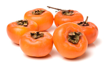 persimmon isolated on white background