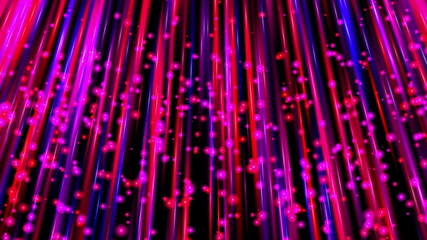 Elegant purple red and blue particles background